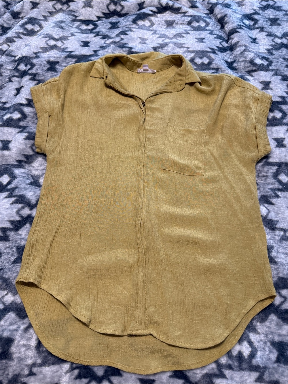Women’s Yellow Twine & String Sleeveless Top (S)